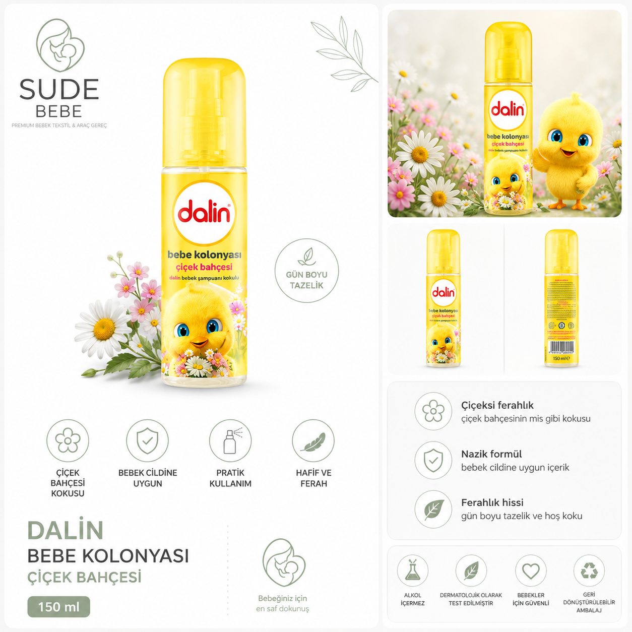 DALİN BEBE KOLANYASI ÇİÇEK BAHÇESİ